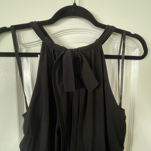 NWT Eliza J Womens Sleeveless Mock Neck Halter Jumpsuit Size 2 - Picture 9 of 12